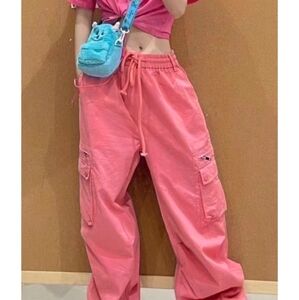 Street Drawstring Cargo Pants